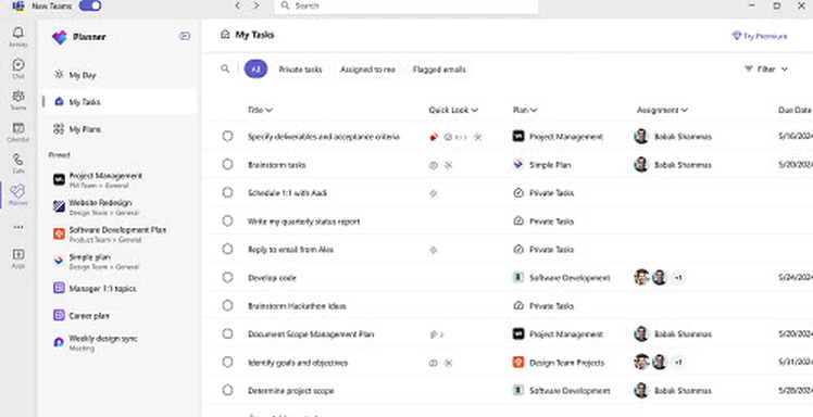 Microsoft planner