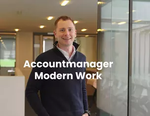 Christoph Bittner, accountmanager Modern Work bij Savaco